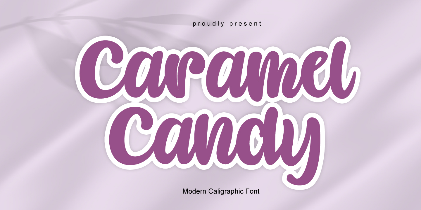 Font Caramel Candy